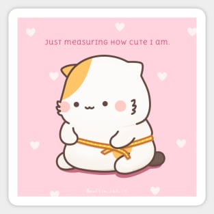 Cuteness measurement Sticker